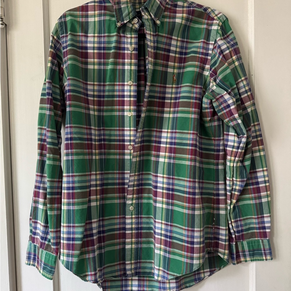 Ralph Lauren Multicolor Plaid Button Down Shirt